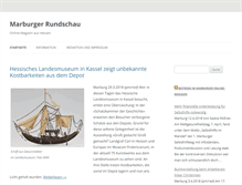 Tablet Screenshot of marburger-rundschau.de
